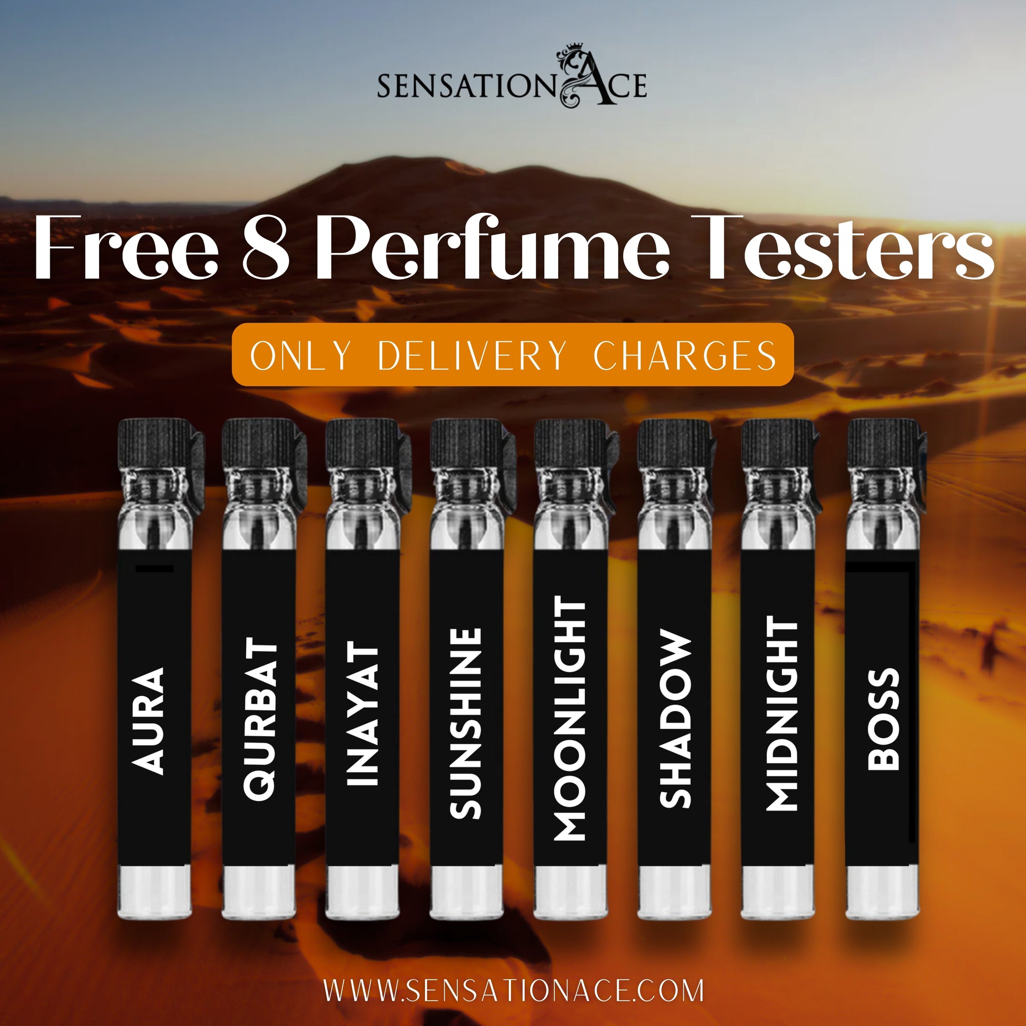 Pack of 8 Testers (2ML)